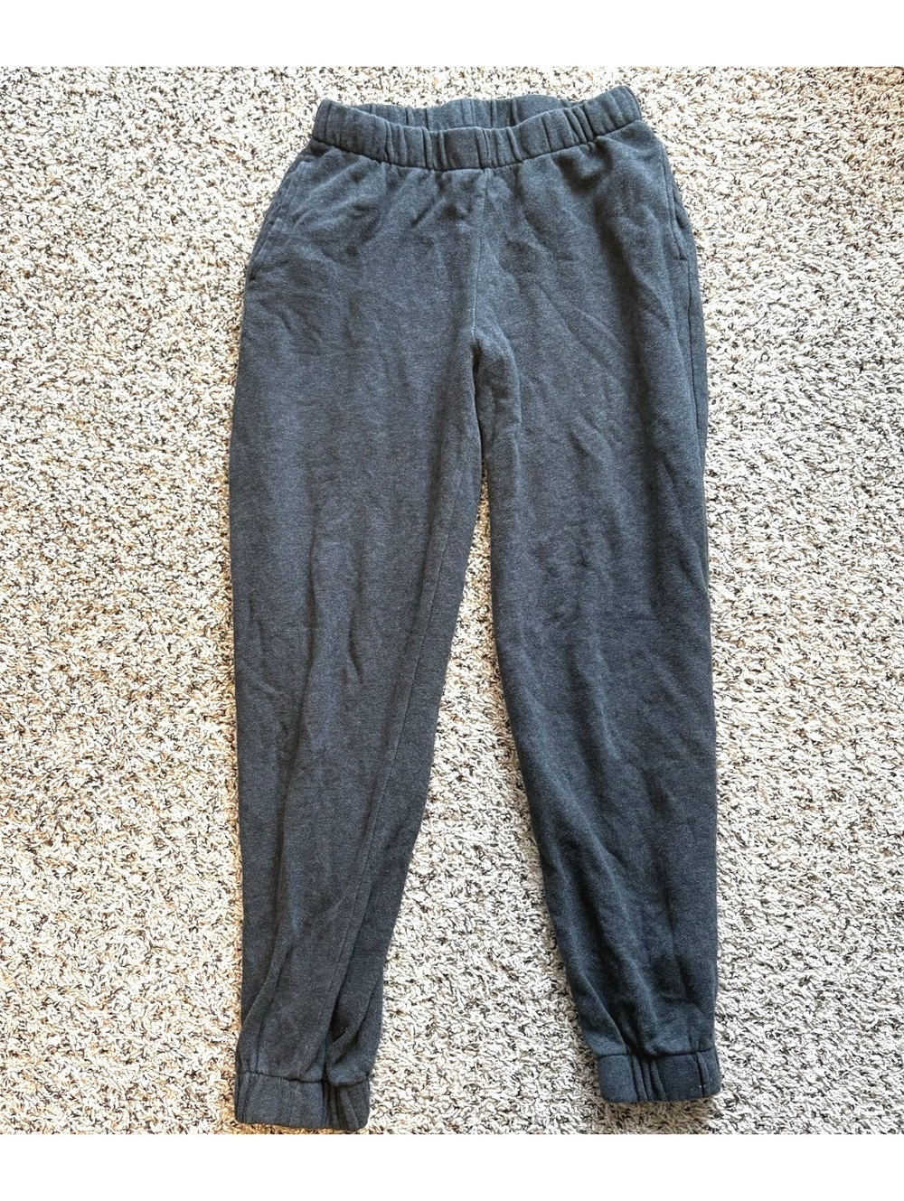 Brandy Melville Rosa Sweatpants Charcoal Gray Joggers One Size S/M Athleisure